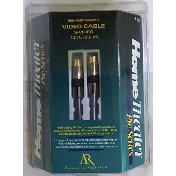 Home Theater Pro Series High-Performance S-Video Cable 12FT - Picture 1 of 2
